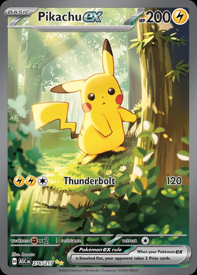 Ascended Heroes Pikachu ex #276/217